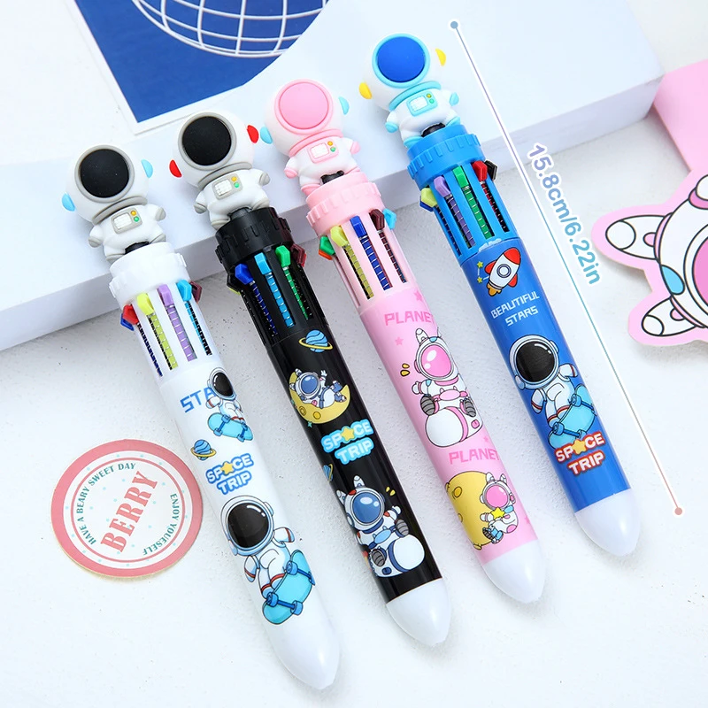 10 Colors Multi-color Ballpoint Astronaut Pen Kawaii Cartoon Press-type Color Pen School Stationery Multi-function Supply Gift S
10 Colors Multi-color Ballpoint Astronaut Pen Kawaii Cartoon Press-type Color Pen School Stationery Multi-function Supply Gift S