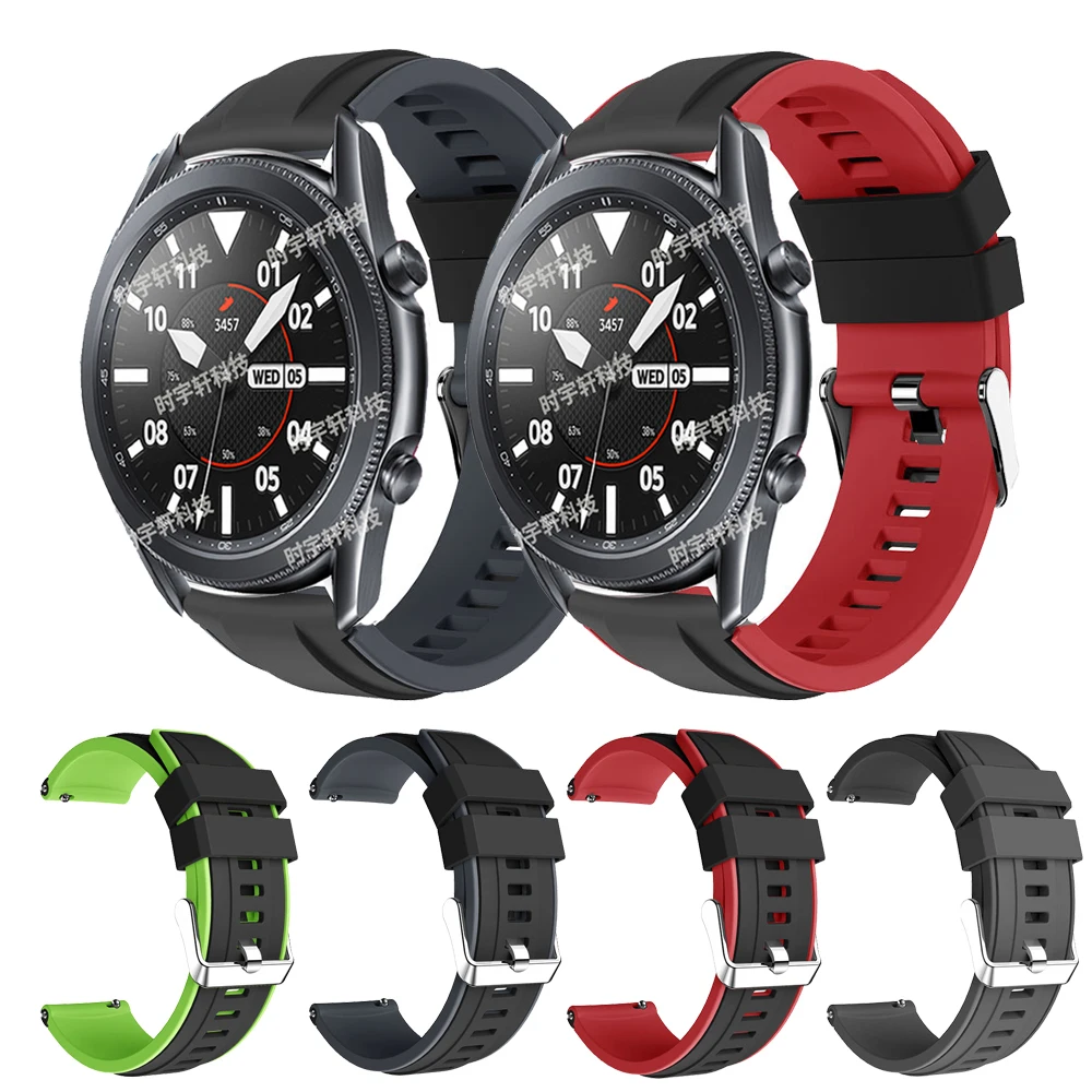 Ремешок силиконовый для Samsung Galaxy Watch 3 41 мм 45 мм, спортивный браслет для наручных часов Galaxy 42 мм 46 мм Gear S3 S2
Ремешок силиконовый для Samsung Galaxy Watch 3 41 мм 45 мм, спортивный браслет для наручных часов Galaxy 42 мм 46 мм Gear S3 S2
