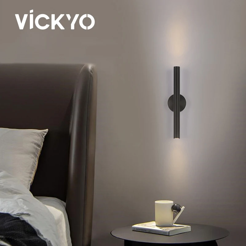 

VICKYO LED Wall Light Modern Simplicity Home Decor Aluminium Wall Lamps For Living Room Sofa Bedroom Bedside Lamp Aisle Corridor