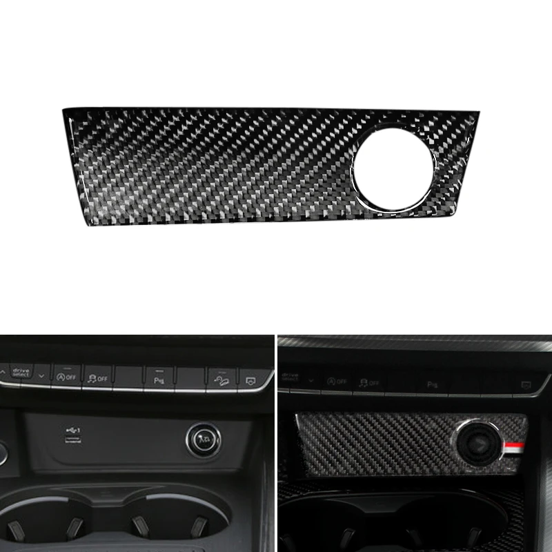 For Audi A4 B9 A4L 2017 2018 Carbon Fiber Car Center Gear Shift Panel Cigarette Lighter Charger Hole Storage Cover Trim
For Audi A4 B9 A4L 2017 2018 Carbon Fiber Car Center Gear Shift Panel Cigarette Lighter Charger Hole Storage Cover Trim