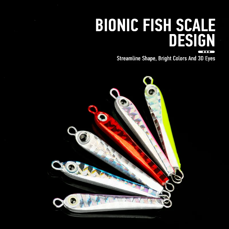 ARDEA Small Jigging Metal Jig Fishing Lure 3.3g/5.2g Mini Jigbait Artificial Spinner Hard Bait Vertical Tungsten Tackle
ARDEA Small Jigging Metal Jig Fishing Lure 3.3g/5.2g Mini Jigbait Artificial Spinner Hard Bait Vertical Tungsten Tackle