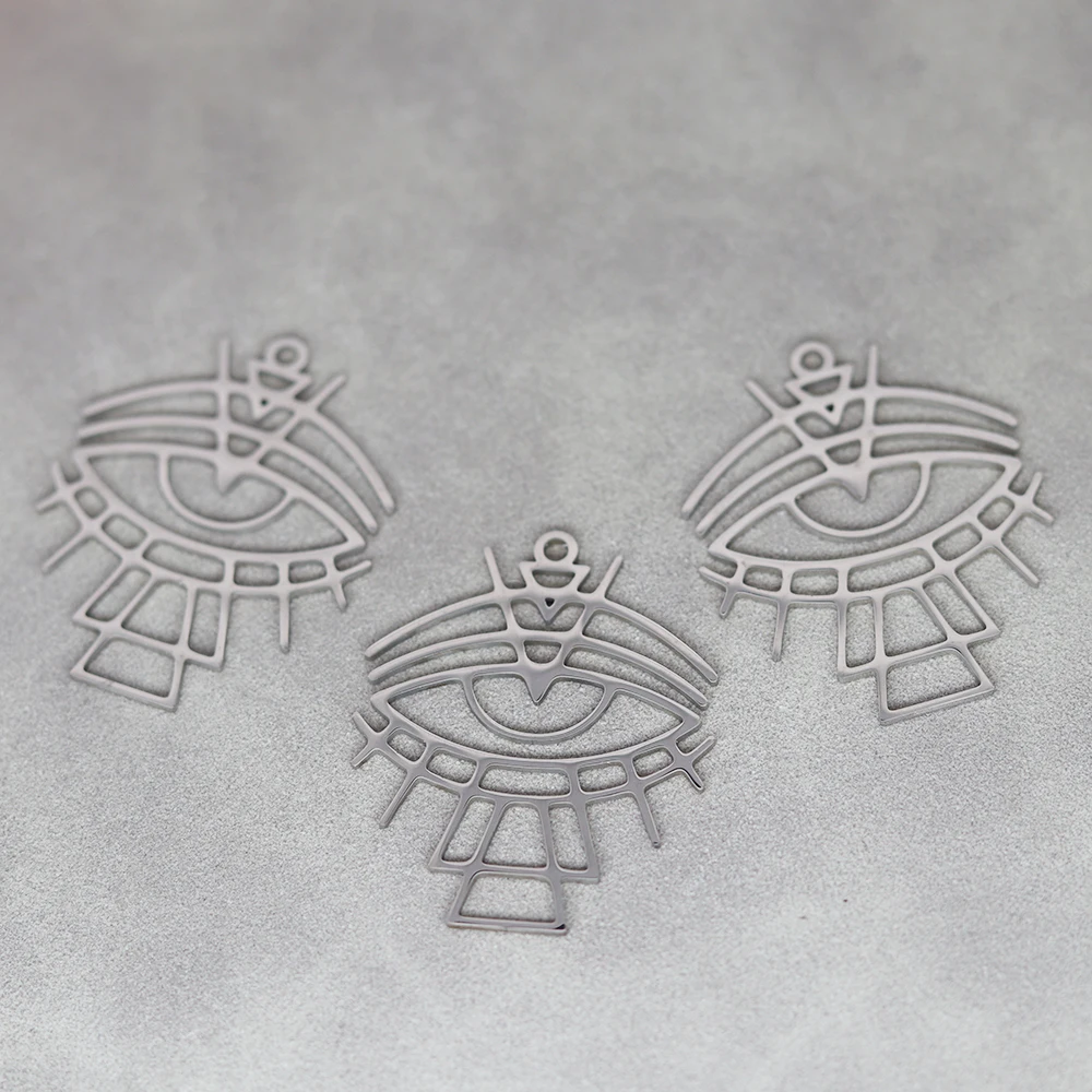 3pcs/Lot Stainless Steel Geometric Eye Pendent Trendy Fine Accessories For Women Man Laser Cut Jewelry Making Supplies
3pcs/Lot Stainless Steel Geometric Eye Pendent Trendy Fine Accessories For Women Man Laser Cut Jewelry Making Supplies