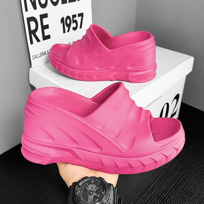 High Quality Women's Slippers Fashion Slippers Women's Lightweight Summer New Casual Shoes Soft 8cm High Shoes for Households 41
High Quality Women's Slippers Fashion Slippers Women's Lightweight Summer New Casual Shoes Soft 8cm High Shoes for Households 41