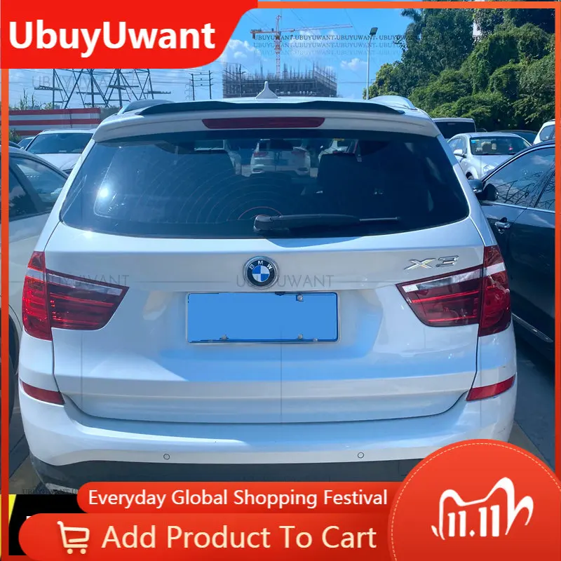 Для BMW X3 25i 28i 30i F25 2011 2012 2013 2014 2015-2017 глянцевый черный высококачественный спойлер на крышу из АБС-пластика спойлер для заднего крыла автомобиля...
Для BMW X3 25i 28i 30i F25 2011 2012 2013 2014 2015-2017 глянцевый черный высококачественный спойлер на крышу из АБС-пластика спойлер для заднего крыла автомобиля...