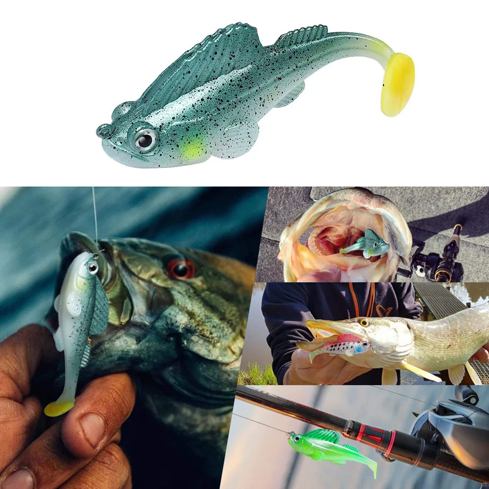 6pcs Fishing Lure Jumping Fish Luya Bait T-tail Bionic Fake Baits Simulation 3D Eye Bass Trout Luya Lures Carp Fishing Tackle
6pcs Fishing Lure Jumping Fish Luya Bait T-tail Bionic Fake Baits Simulation 3D Eye Bass Trout Luya Lures Carp Fishing Tackle
