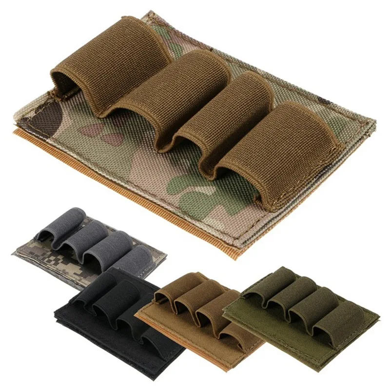 

Outdoor Multi-function Tactical 4-hole Bulk Bullet Storage Bag Portable Accessory Bag Cosplay Game Cartridge Holder Bag