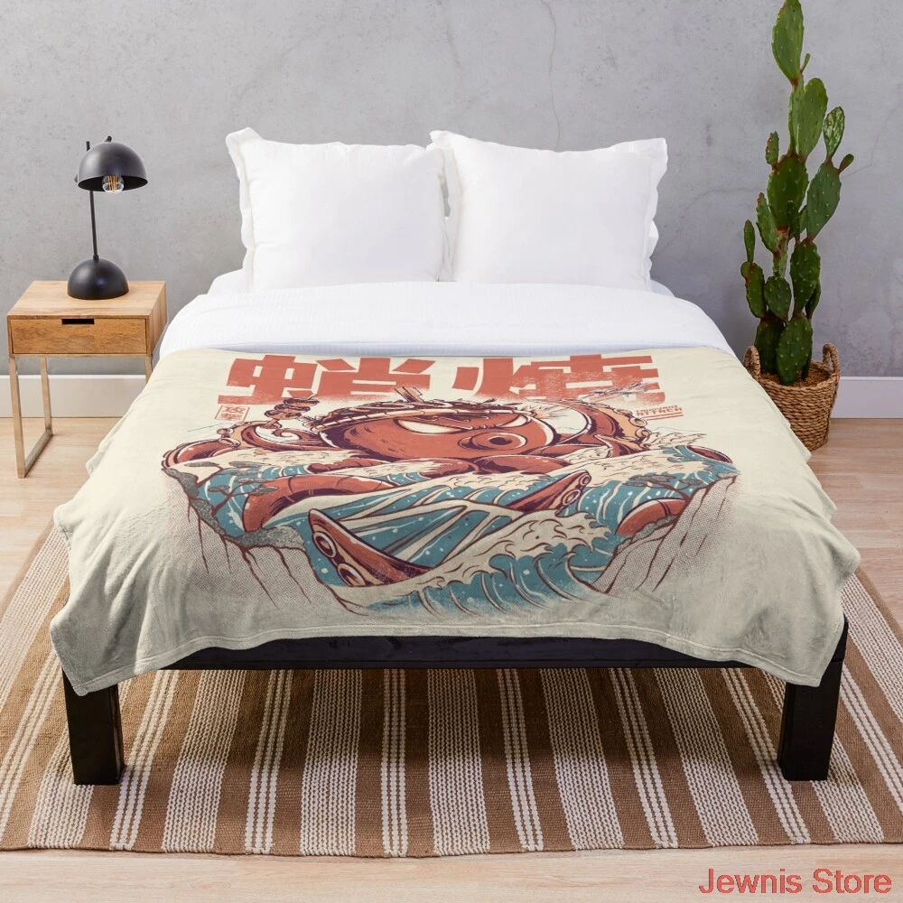 Накидка-одеяло Takoyaki с принтом, мягкое одеяло для дома/дивана/постельного белья, портативное дорожное одеяло для взрослых
Накидка-одеяло Takoyaki с принтом, мягкое одеяло для дома/дивана/постельного белья, портативное дорожное одеяло для взрослых