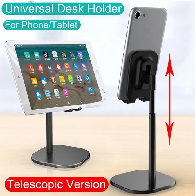 Universal Desk Bracket Telescopic Cell Phone Holder Stand For Mobile Phone/Tablet Desktop Cellphone Holder for iphone for xiaomi
Universal Desk Bracket Telescopic Cell Phone Holder Stand For Mobile Phone/Tablet Desktop Cellphone Holder for iphone for xiaomi