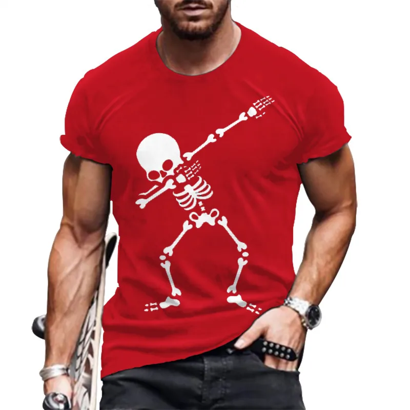 Short Sleeve Round-Neck Suitable For All Occasions T-Shirt Men's 3D Skulls Graphic Fashion Funny T-Shirts Oversized Casual Tops
Short Sleeve Round-Neck Suitable For All Occasions T-Shirt Men's 3D Skulls Graphic Fashion Funny T-Shirts Oversized Casual Tops
