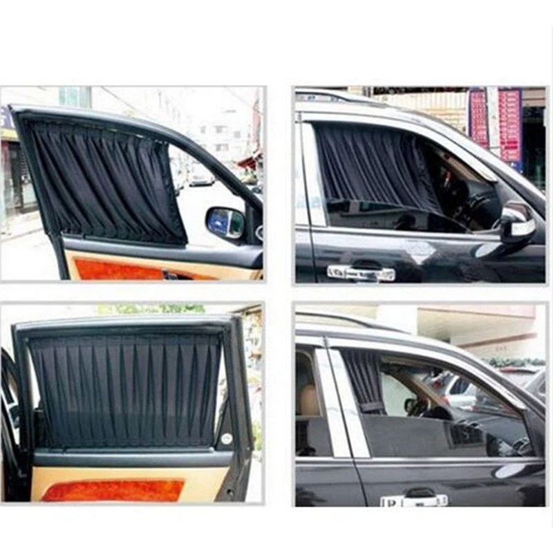 Window Curtain Adjustable Anti-UV Auto Black Car Kit SUV Straps Sunshade UV Accessories VIP Vehicle 2Pcs Visor
Window Curtain Adjustable Anti-UV Auto Black Car Kit SUV Straps Sunshade UV Accessories VIP Vehicle 2Pcs Visor