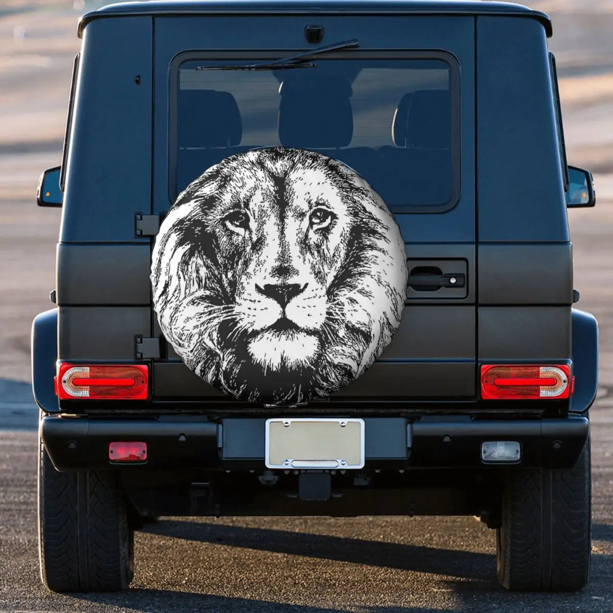 Fierce Lion Face Tire Cover Wheel Protectors Weatherproof Universal for Jeep Trailer RV SUV Truck Camper Travel Trailer
Fierce Lion Face Tire Cover Wheel Protectors Weatherproof Universal for Jeep Trailer RV SUV Truck Camper Travel Trailer