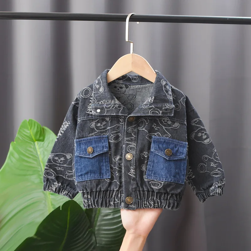 Boys Denim Jacket Spring Autumn For 1 2 3 4 5 Years Children Casual Coats Clothes Baby Outerwear Kids Outfits Tops Girls Jackets
Boys Denim Jacket Spring Autumn For 1 2 3 4 5 Years Children Casual Coats Clothes Baby Outerwear Kids Outfits Tops Girls Jackets