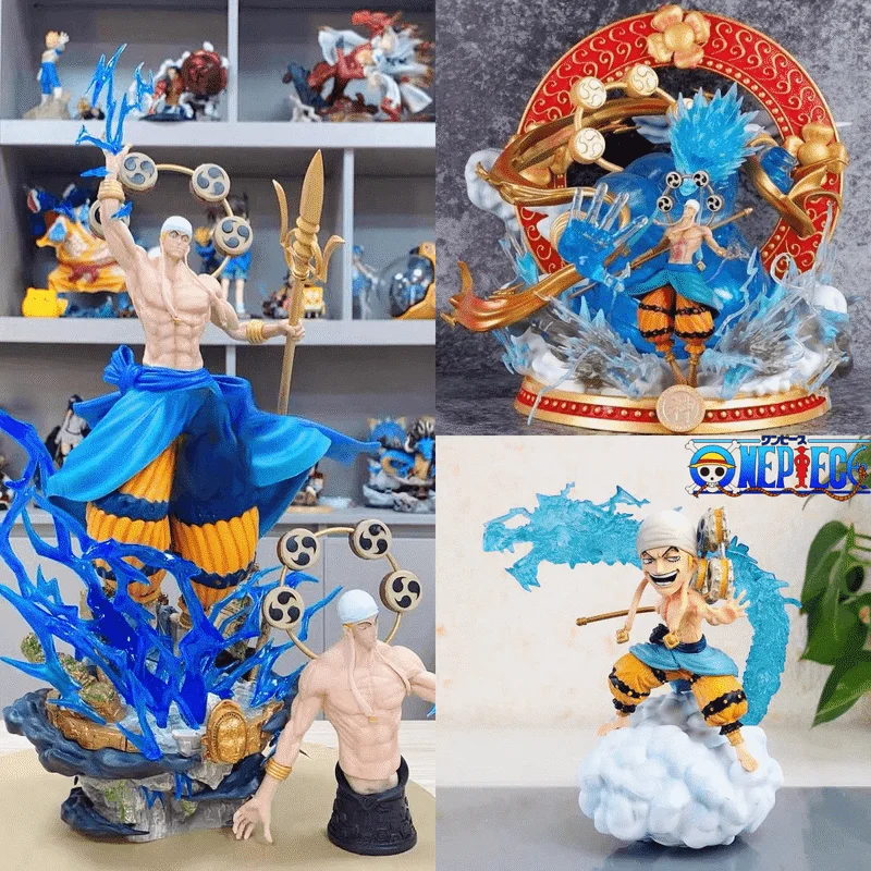 

One Piece Anime Figure 30cm Thor Enel Gk Figurine Oversized Manga Statue Action Model Toys Figure Collectible Ornaments Kids Toy