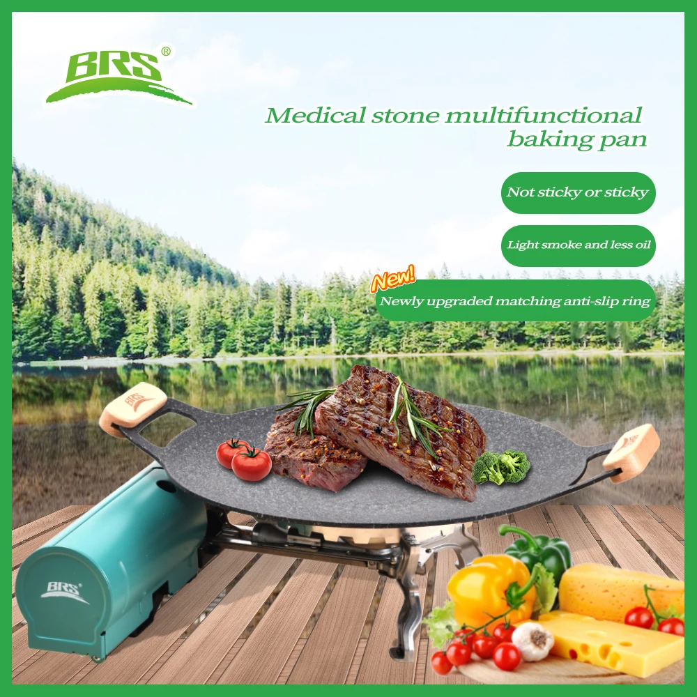 BRS-P27 outdoor camping grill pan, Korean medical rice stone frying pan, cassette stove barbecue plate, iron plate barbecue pot
BRS-P27 outdoor camping grill pan, Korean medical rice stone frying pan, cassette stove barbecue plate, iron plate barbecue pot