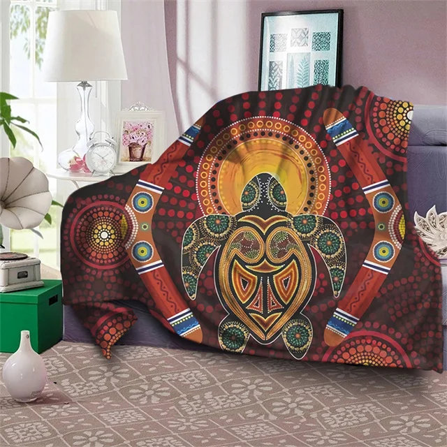 Aboriginal Australia Indigenous Turtles Design Flannel Blanket Winter Warm Queen Size Bed Sofa Fluffy Plush Blankets Throw Quilt
Aboriginal Australia Indigenous Turtles Design Flannel Blanket Winter Warm Queen Size Bed Sofa Fluffy Plush Blankets Throw Quilt