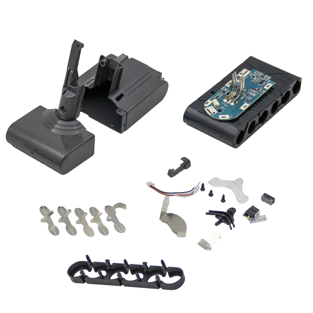 1 Set Battery Shell Circuit Board PCB Battery Plastic Case Protection Board For V8 21700 Vacuum Cleaner Replacement
1 Set Battery Shell Circuit Board PCB Battery Plastic Case Protection Board For V8 21700 Vacuum Cleaner Replacement