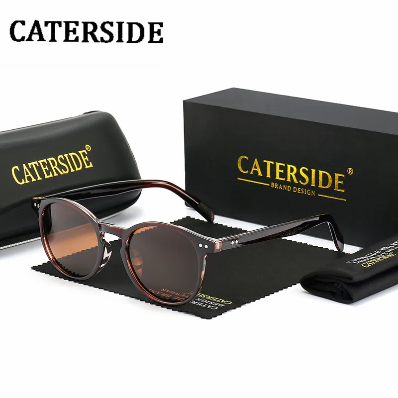 CATERSIDE Retro Round Polarized Sunglasses Men Women Ultralight TR90 Driving Shades Vintage Sun Glasses UV400 Unisex Gafas
CATERSIDE Retro Round Polarized Sunglasses Men Women Ultralight TR90 Driving Shades Vintage Sun Glasses UV400 Unisex Gafas