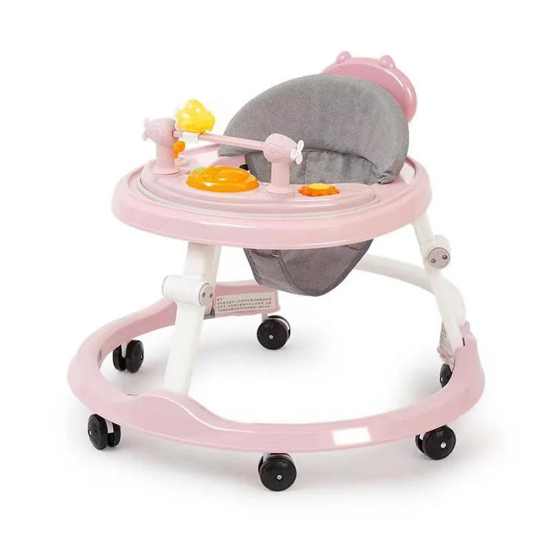 

Baby Walker Anti-o-leg Baby Multi-functional Anti-rollover Trolley Baby Men and Women Can Sit on The Walker Start Car