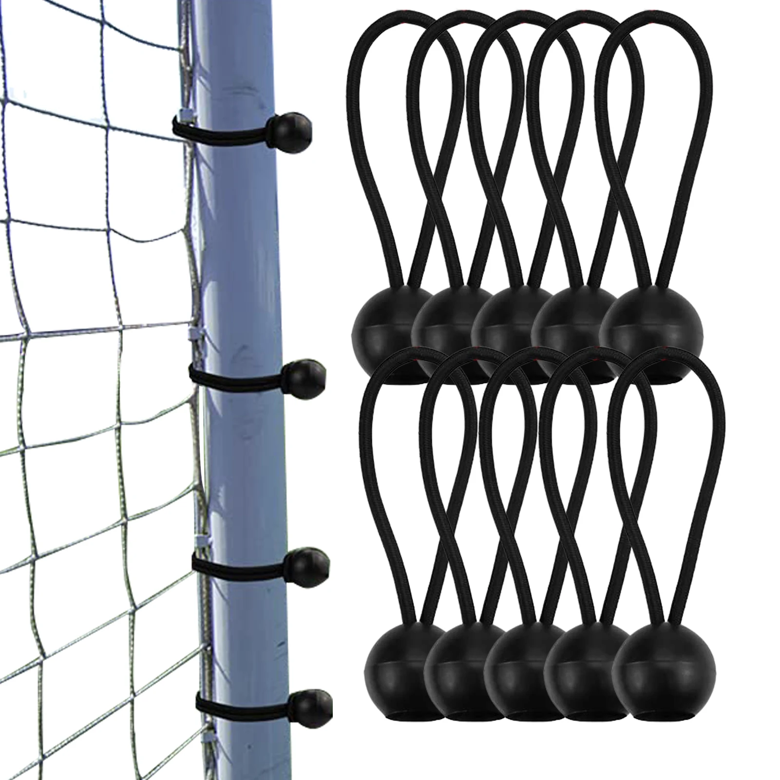 10pcs Bungee Cord Ball Tarp Canvas Tarpaulin Flagpole Ties Cord Ends Elastic Rope Lace Fixed Boat Pole Camping Tent Accessories
10pcs Bungee Cord Ball Tarp Canvas Tarpaulin Flagpole Ties Cord Ends Elastic Rope Lace Fixed Boat Pole Camping Tent Accessories