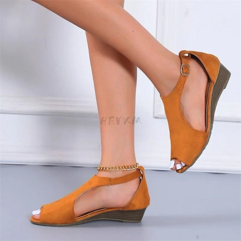 Open Toe Wedges Sandals Woman 2022 Summer Shoes Woman Fashion Gladiator Sandals Buckle Strap Wedges Shoes Casual Solid Heels
Open Toe Wedges Sandals Woman 2022 Summer Shoes Woman Fashion Gladiator Sandals Buckle Strap Wedges Shoes Casual Solid Heels