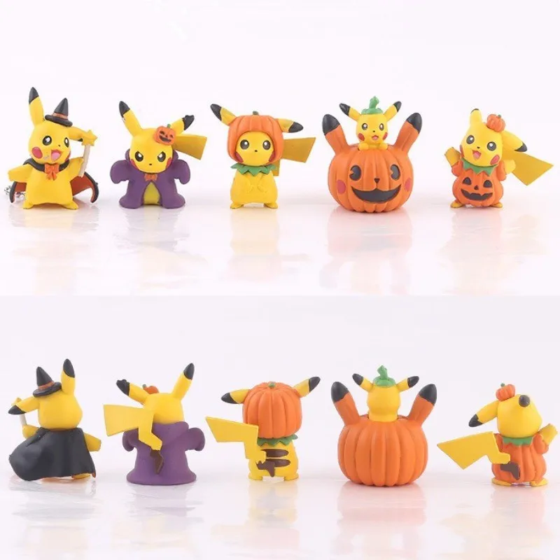 Pokemon 5-Piece Cartoon Pikachu Pumpkin Halloween Pendant Decoration Doll Anime Hand-Made Children's Toys
Pokemon 5-Piece Cartoon Pikachu Pumpkin Halloween Pendant Decoration Doll Anime Hand-Made Children's Toys