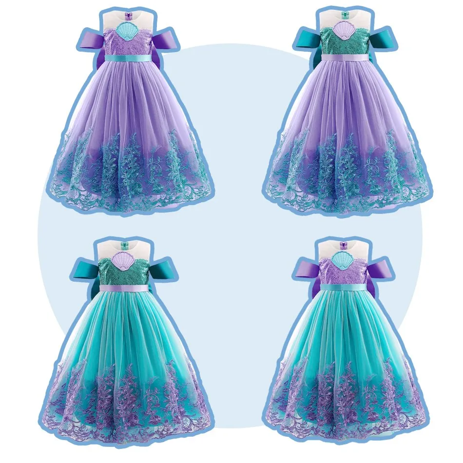 Halloween Christmas Mermaid Princess Dress Party Little Girl Cosplay Costume 3-10 Years Old Kids Dresses for Girls
Halloween Christmas Mermaid Princess Dress Party Little Girl Cosplay Costume 3-10 Years Old Kids Dresses for Girls