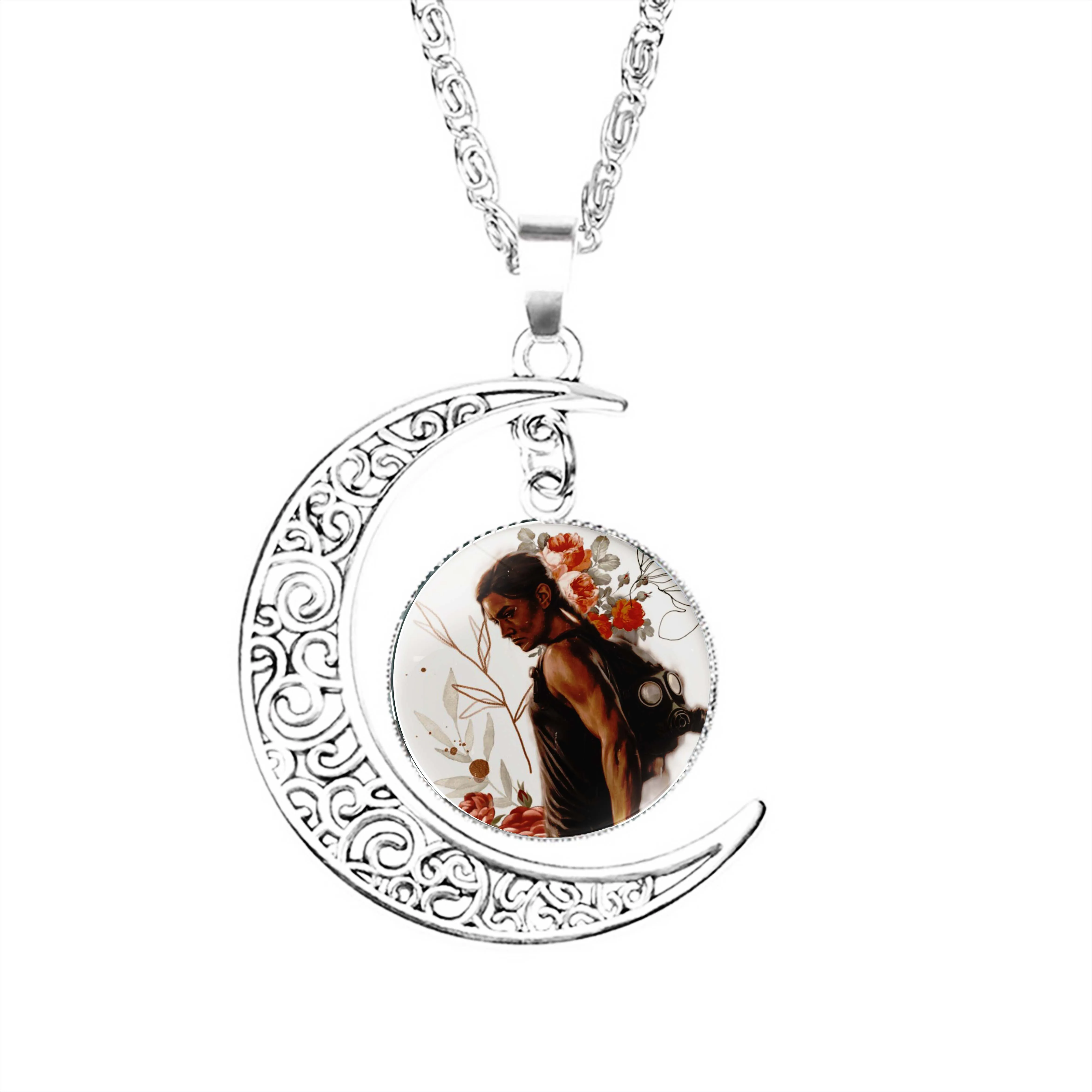 Abby Anderson From Tlou2 Moon Necklace Women Girls Men Glass Stainless Steel Accessories Party Boy Gifts Dome Lovers Charm
Abby Anderson From Tlou2 Moon Necklace Women Girls Men Glass Stainless Steel Accessories Party Boy Gifts Dome Lovers Charm
