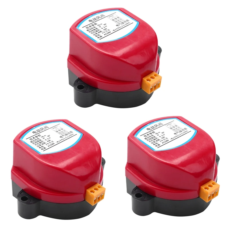 3X 220V Actuator For Air Damper Valve Electric Air Duct Motorized Damper Wind Valve Driver 1NM For Ventilation Pipe
3X 220V Actuator For Air Damper Valve Electric Air Duct Motorized Damper Wind Valve Driver 1NM For Ventilation Pipe