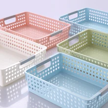 Foldable Plastic Box Cosmetic and Cosmetic Storage Basket Table Stand Home Use Clothes and Food Storage Basket Storage Box