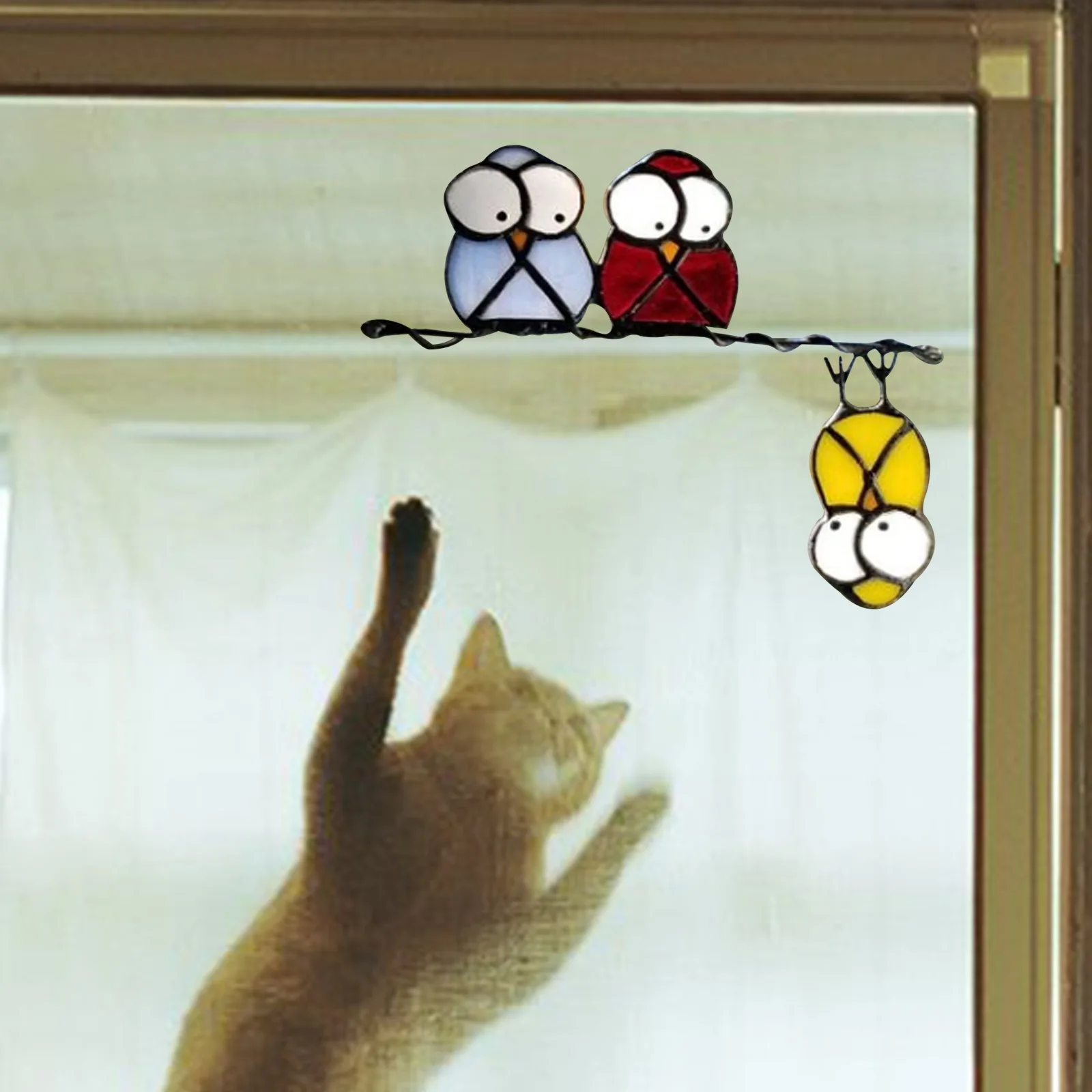 Free Shipping JUE-FISH Creative 3 Little Bird Window Stickers Bedroom Living Room Home Decoration Cartoon Shape Cute Stickers
Free Shipping JUE-FISH Creative 3 Little Bird Window Stickers Bedroom Living Room Home Decoration Cartoon Shape Cute Stickers