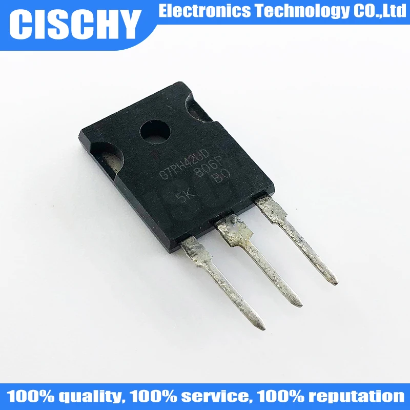 10 шт./лот G7PH42U IRG7PH42UD IRG7PH42UDPBF IRG7PH42UD-E с изолированным затвором (IGBT) 1200V 85A 320W TO247 Новый и оригинальный в наличии
10 шт./лот G7PH42U IRG7PH42UD IRG7PH42UDPBF IRG7PH42UD-E с изолированным затвором (IGBT) 1200V 85A 320W TO247 Новый и оригинальный в наличии