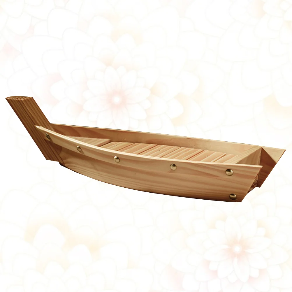Sushi Boat Serving Tray Wooden Plate Platter Japanese Dish For Food Plates Snack Party Shaped Bowl Appetizer Wood Sashimi
Sushi Boat Serving Tray Wooden Plate Platter Japanese Dish For Food Plates Snack Party Shaped Bowl Appetizer Wood Sashimi