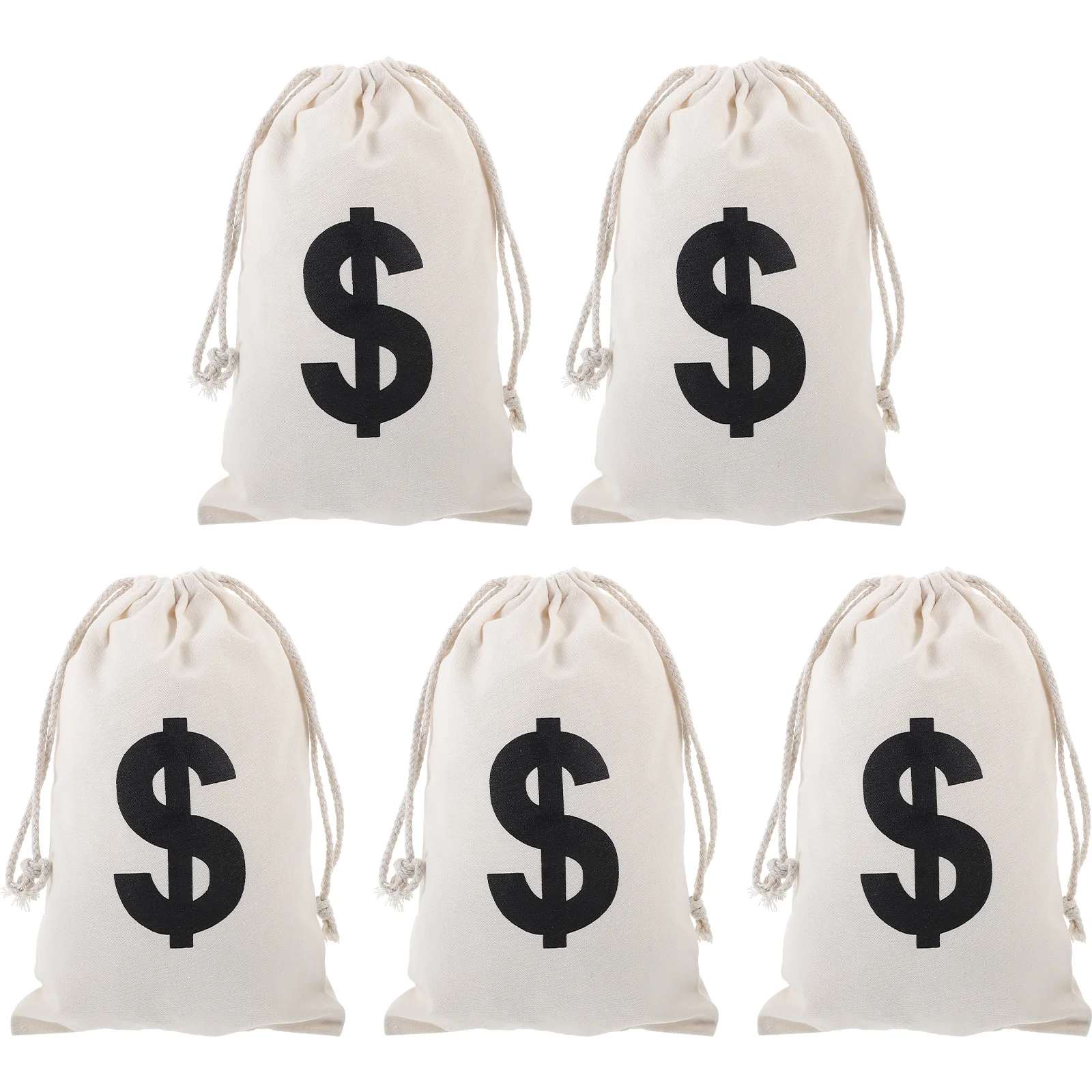 5 Pcs Coin Bag Dollar Drawstring BagsGift Money Small Cloth Jewelry Party Treats Canvas Pouch
5 Pcs Coin Bag Dollar Drawstring BagsGift Money Small Cloth Jewelry Party Treats Canvas Pouch