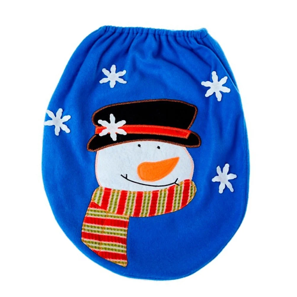 Blue Snowman Toilet Seat Cover for Bathroom Christmas Home Decorations Supplies Set
Blue Snowman Toilet Seat Cover for Bathroom Christmas Home Decorations Supplies Set