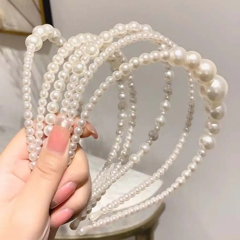 Sweet Hair Jewelry Girls Gift Hair Decoration Party Women's Headband Korean Style Hair hoop Pearl Hair band Hair Accessories
Sweet Hair Jewelry Girls Gift Hair Decoration Party Women's Headband Korean Style Hair hoop Pearl Hair band Hair Accessories