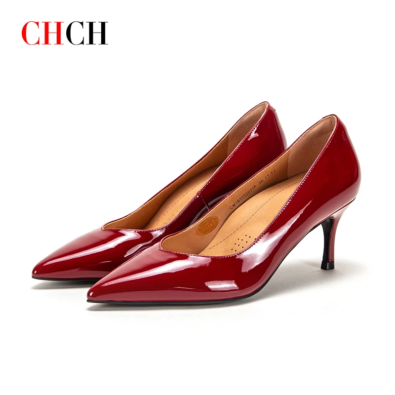 CHCH Three-dimensional High-heeled Shoes Balance Shoes Leather Shaping Correction Heightening Comfortable High-heeled Shoes
CHCH Three-dimensional High-heeled Shoes Balance Shoes Leather Shaping Correction Heightening Comfortable High-heeled Shoes