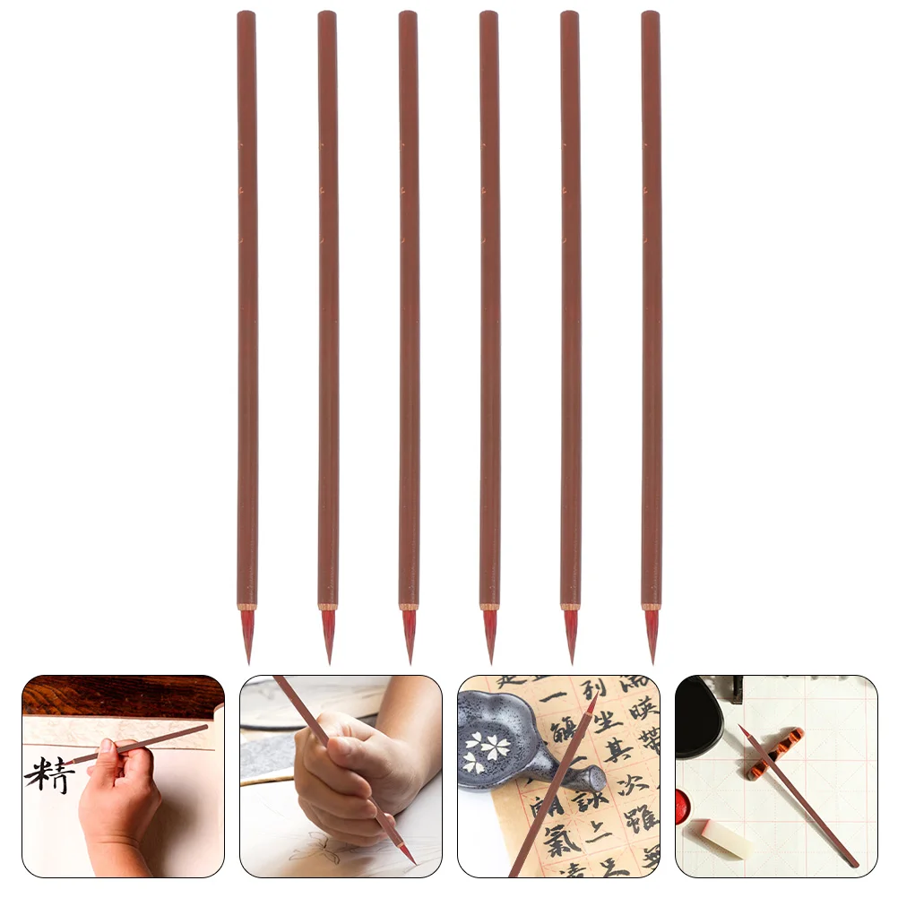 6 Pcs Writing Brush Painting Supply Professional Brushes Accessory Calligraphy Pens Decorative Decorating Hook Household
6 Pcs Writing Brush Painting Supply Professional Brushes Accessory Calligraphy Pens Decorative Decorating Hook Household