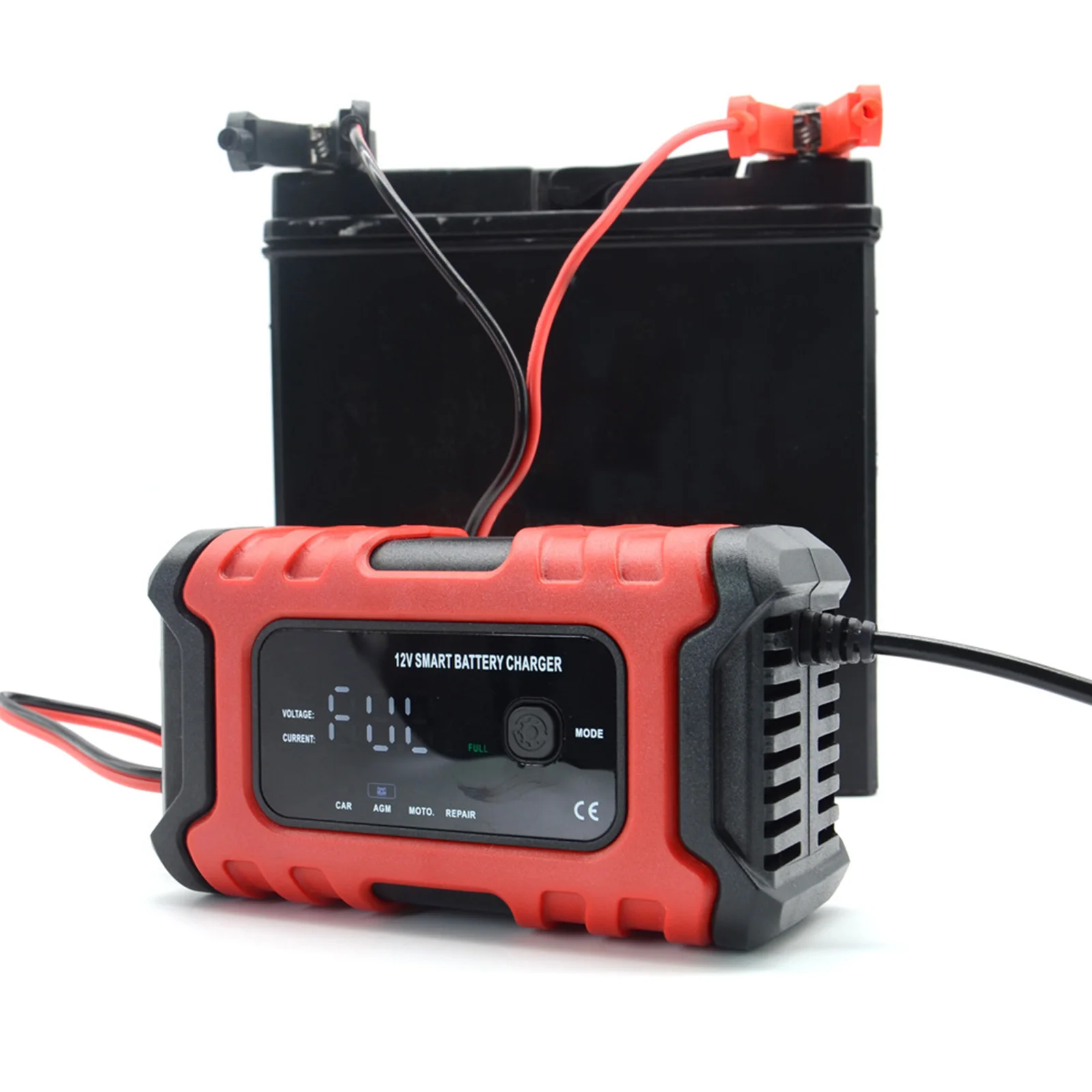 Полностью автоматическое умное автомобильное зарядное устройство 12 В 6 А мотоциклетное цифровое Ремонтное зарядное устройство для AGM GEL WET с... 
Полностью автоматическое умное автомобильное зарядное устройство 12 В 6 А мотоциклетное цифровое Ремонтное зарядное устройство для AGM GEL WET с...
