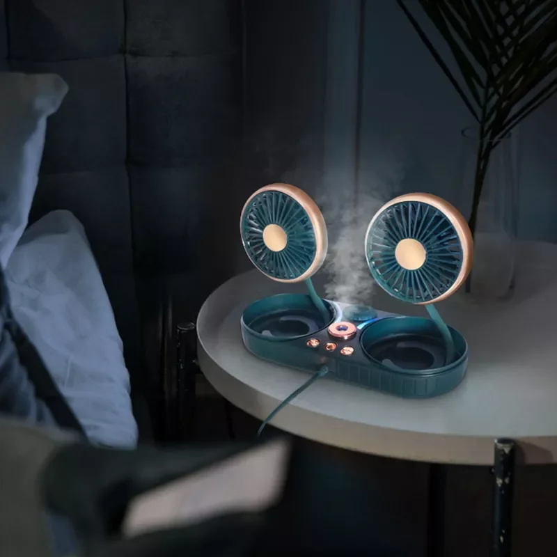 3.7in Mini Car Humidifier Fan 360 Degree Rotation Double Head USB Car Fan 3-Speed Air Fan Gift for Father's Day Driver Drop
3.7in Mini Car Humidifier Fan 360 Degree Rotation Double Head USB Car Fan 3-Speed Air Fan Gift for Father's Day Driver Drop
