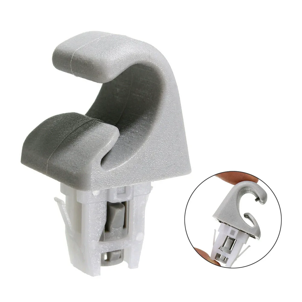 2pcs Car Sun Visor Bracket Hook Clip Grey Plastic Auto Fastener Clips For Toyota Car Interior Accessories Bracket Replacement
2pcs Car Sun Visor Bracket Hook Clip Grey Plastic Auto Fastener Clips For Toyota Car Interior Accessories Bracket Replacement