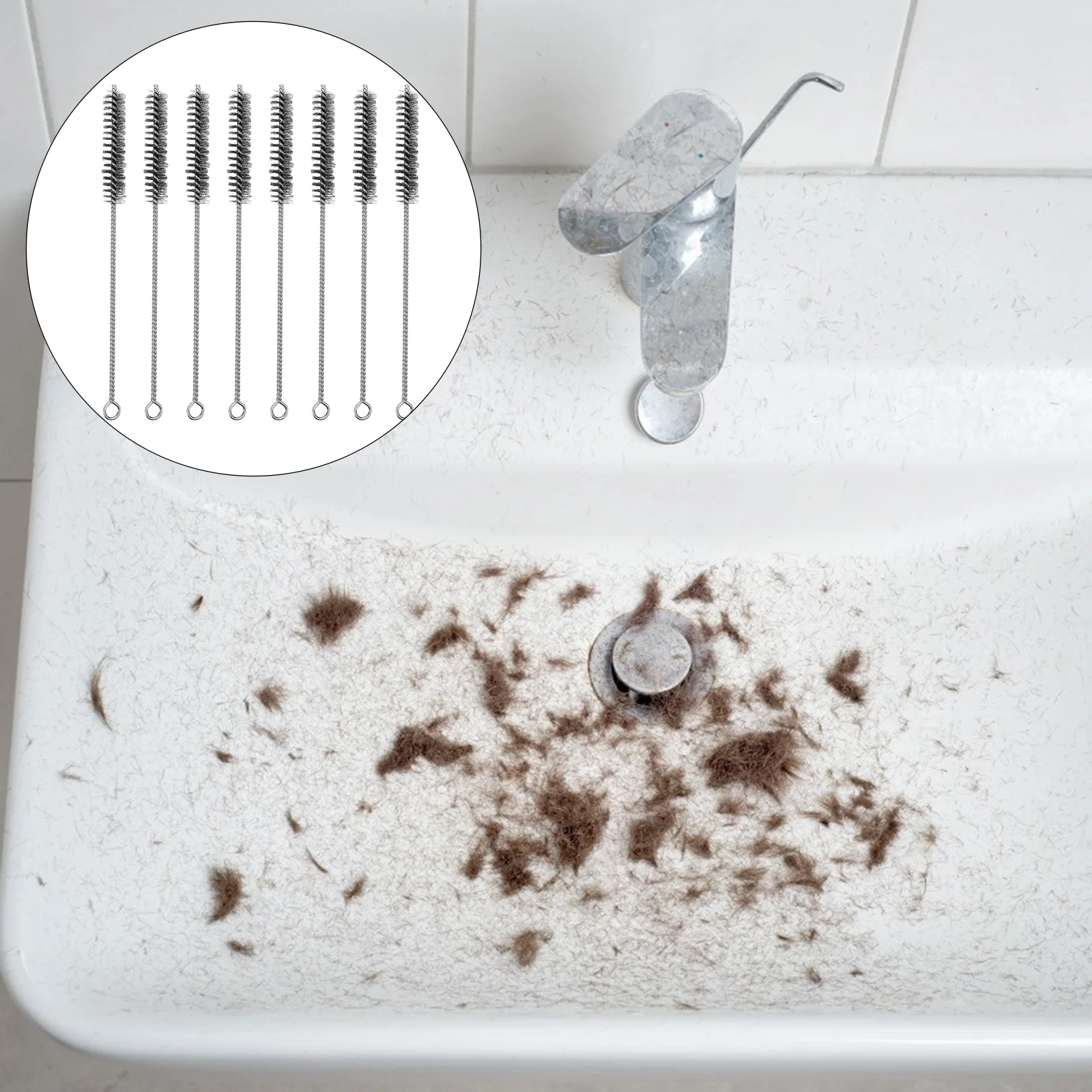 Brush Cleaning Drain Tube Pipe Sink Cleaner Dredge Wire Sewer Clogging Remover Tool Bottle Hose Chimney Sweep Drinking Straw Cup
Brush Cleaning Drain Tube Pipe Sink Cleaner Dredge Wire Sewer Clogging Remover Tool Bottle Hose Chimney Sweep Drinking Straw Cup