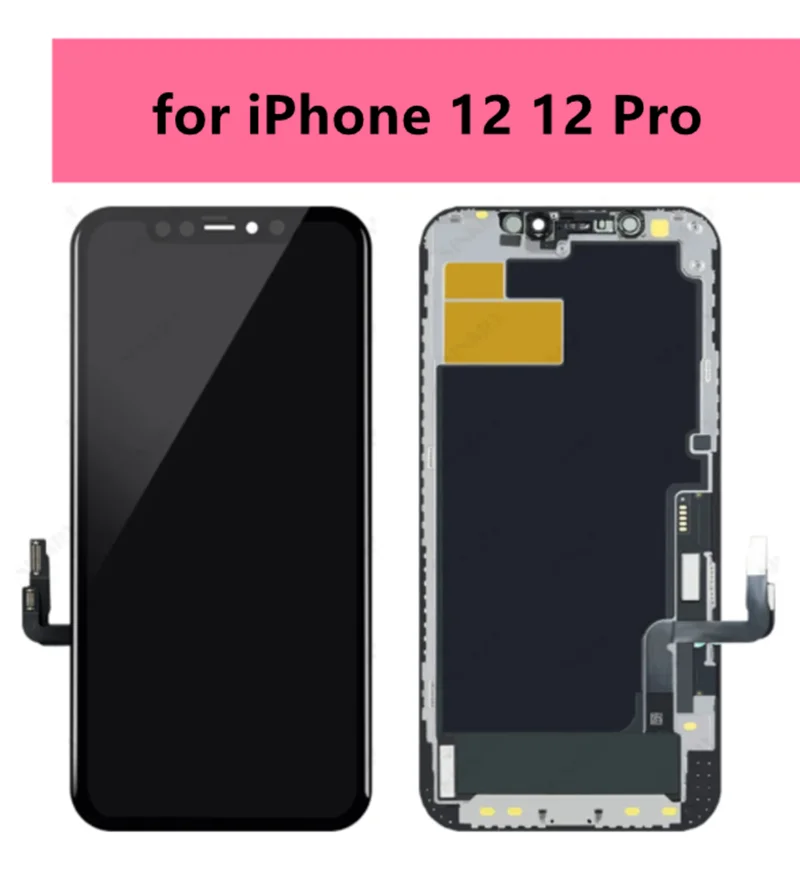 ЖК-дисплей OLED для iPhone 12 12 Pro, экран с 3D сенсорным дигитайзером в сборе, без битых пикселей, замена
ЖК-дисплей OLED для iPhone 12 12 Pro, экран с 3D сенсорным дигитайзером в сборе, без битых пикселей, замена