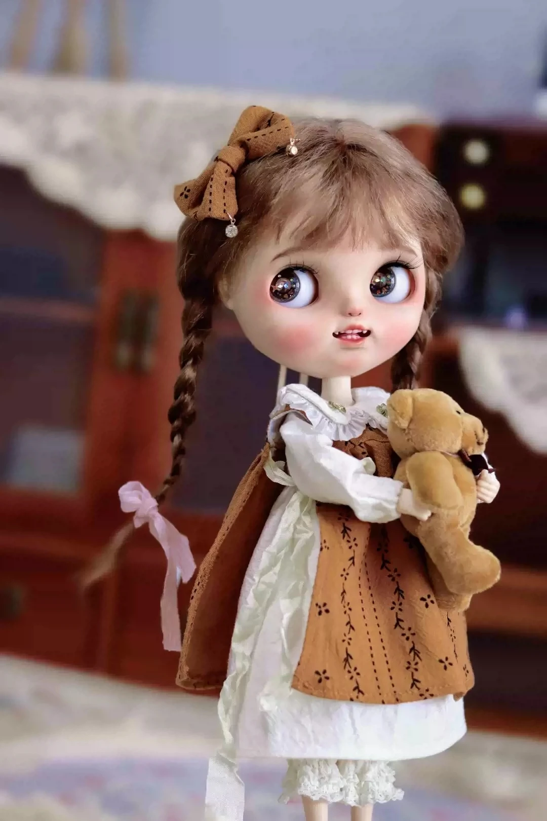 Dula Doll Clothes Dress Yellow stitching skirt Blythe ob24 ob22 Azone Licca ICY JerryB 1/6 Bjd Doll Accessories
Dula Doll Clothes Dress Yellow stitching skirt Blythe ob24 ob22 Azone Licca ICY JerryB 1/6 Bjd Doll Accessories