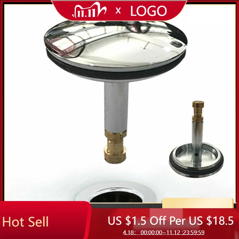 43mm Bathtub Drain Stopper Kitchen Sink Strainer Bathroom Shower Drain Sink Drains Waste Pop-Up Plug Replacement Floor Waste
43mm Bathtub Drain Stopper Kitchen Sink Strainer Bathroom Shower Drain Sink Drains Waste Pop-Up Plug Replacement Floor Waste