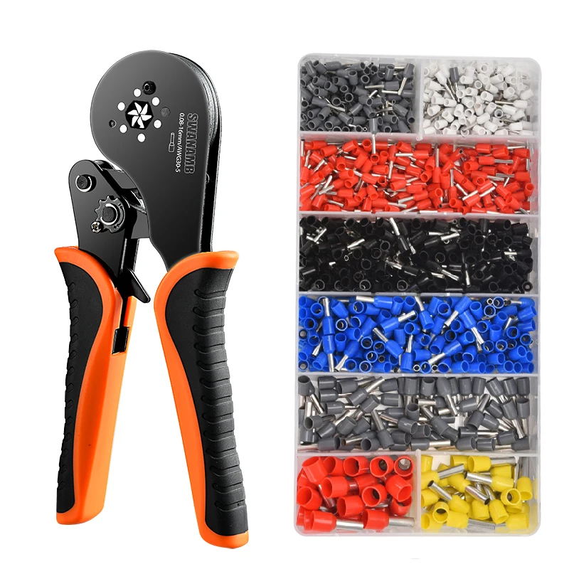 Набор обжимных плоскогубцев HSC8 16-6, обжимные наконечники для проводов, трубчатые клеммы, Зажимные инструменты, Обжимные Щипцы для проводов 0,08-16 мм², бытовой электрический набор
Набор обжимных плоскогубцев HSC8 16-6, обжимные наконечники для проводов, трубчатые клеммы, Зажимные инструменты, Обжимные Щипцы для проводов 0,08-16 мм², бытовой электрический набор