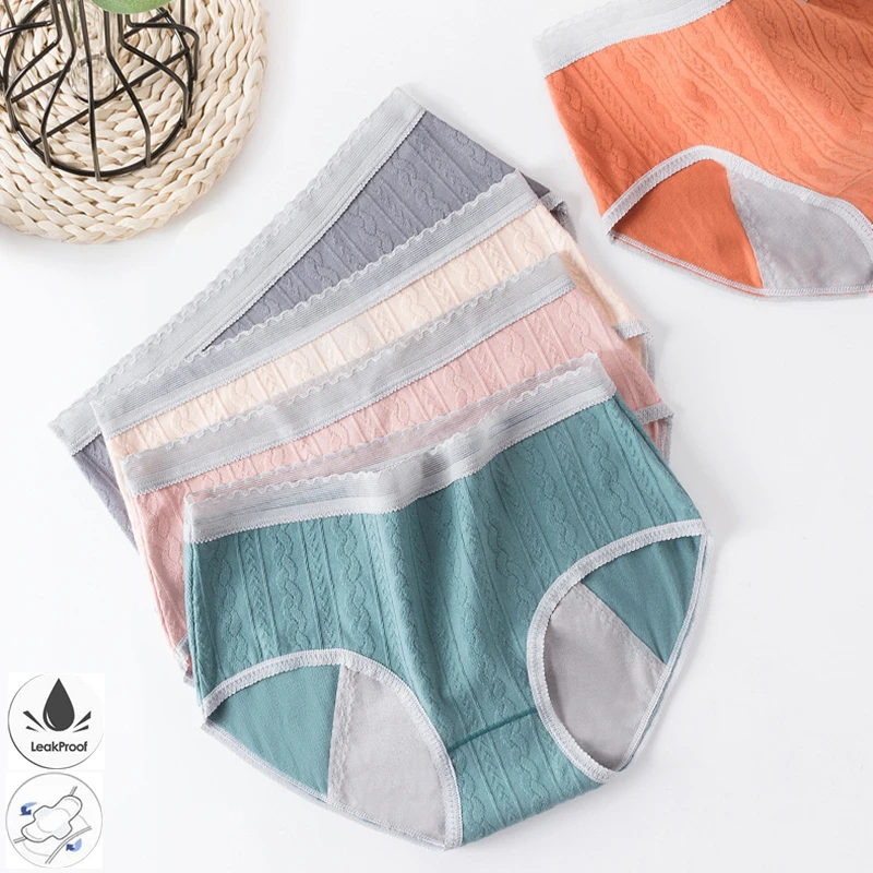 Menstrual Underpants Cotton Panties for Menstruation Sexy Cozy Women Period Proof Briefs Mid-Waist LeakProof Period Underwear
Menstrual Underpants Cotton Panties for Menstruation Sexy Cozy Women Period Proof Briefs Mid-Waist LeakProof Period Underwear
