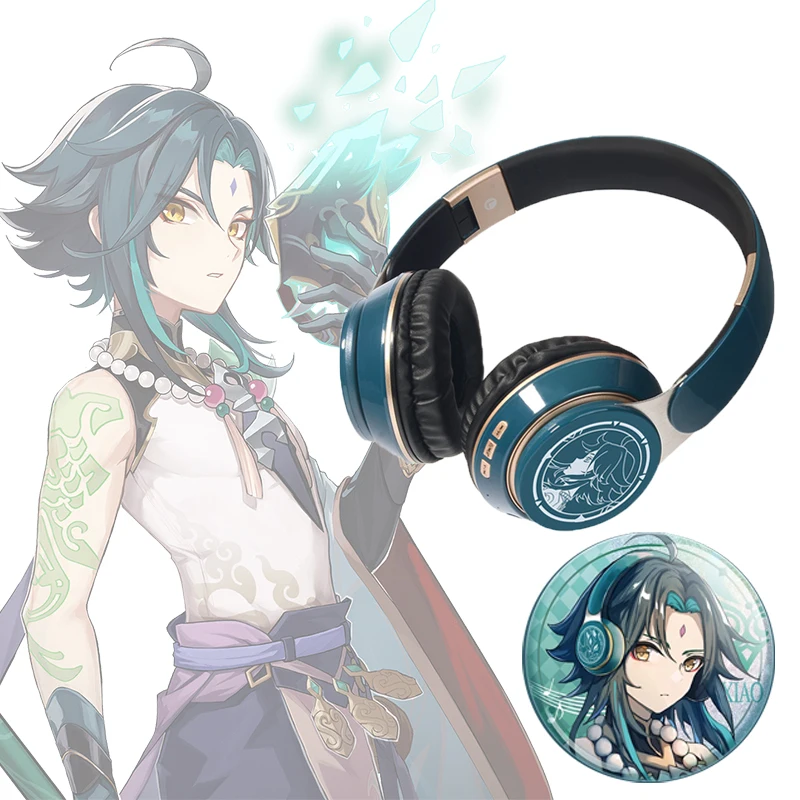 Наушники Genshin Impact Xiao Cosplay Prop Беспроводная Bluetooth-гарнитура 2 в 1 Игровые наушники с микрофоном Xiao Badge
Наушники Genshin Impact Xiao Cosplay Prop Беспроводная Bluetooth-гарнитура 2 в 1 Игровые наушники с микрофоном Xiao Badge