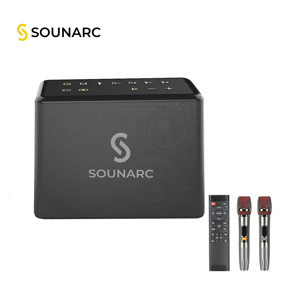 Стереоколонка SOUNARC A2 для караоке, стереозвук 120 Вт, TWS стереосинхронизация, TWS стереосинхронизация, встроенный внешний аккумулятор, UX, U-диск, TF-карта
Стереоколонка SOUNARC A2 для караоке, стереозвук 120 Вт, TWS стереосинхронизация, TWS стереосинхронизация, встроенный внешний аккумулятор, UX, U-диск, TF-карта
