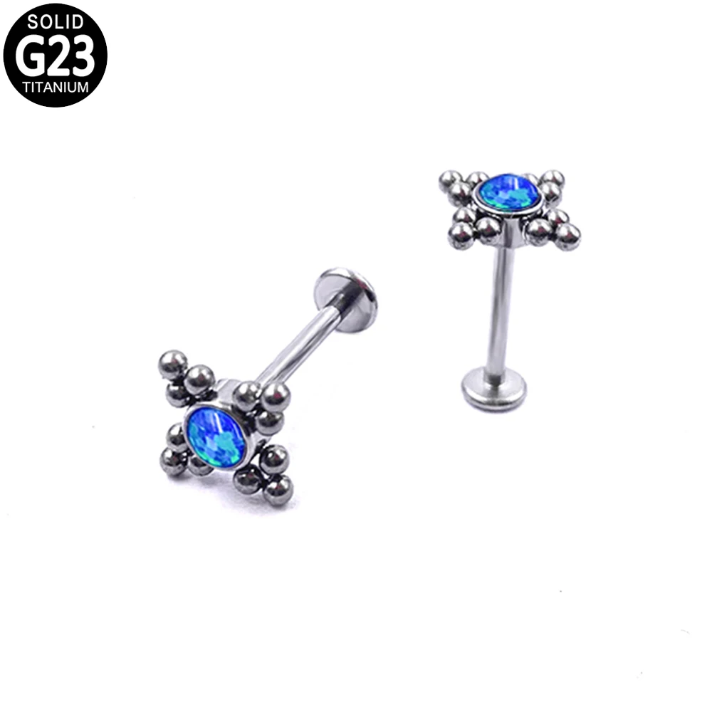 G23 Titanium Opal Labret Stud Lip Rings Ball Cluster Cartilage Tragus Helix Daith Ear Piercing Earring Barbell Piercing Jewelry
G23 Titanium Opal Labret Stud Lip Rings Ball Cluster Cartilage Tragus Helix Daith Ear Piercing Earring Barbell Piercing Jewelry