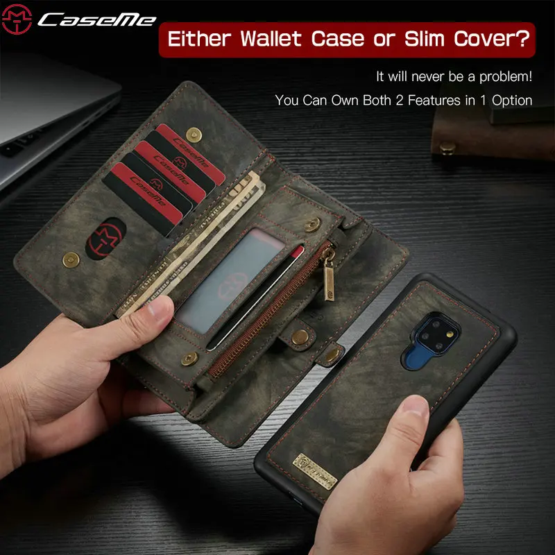 New Style CaseMe Wallet For Huawei Mate 20 Ultimate Functional All-In-One Handmade Leather Removable Elegant Flip Case For Huawe
New Style CaseMe Wallet For Huawei Mate 20 Ultimate Functional All-In-One Handmade Leather Removable Elegant Flip Case For Huawe